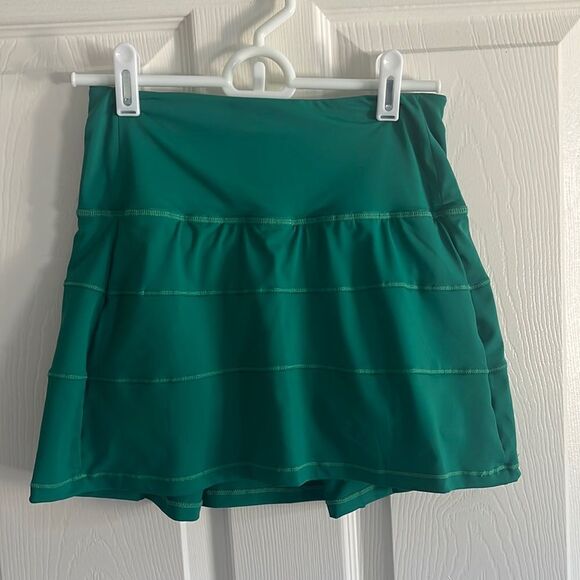 Green Athletic Skort - Picture 1 of 8